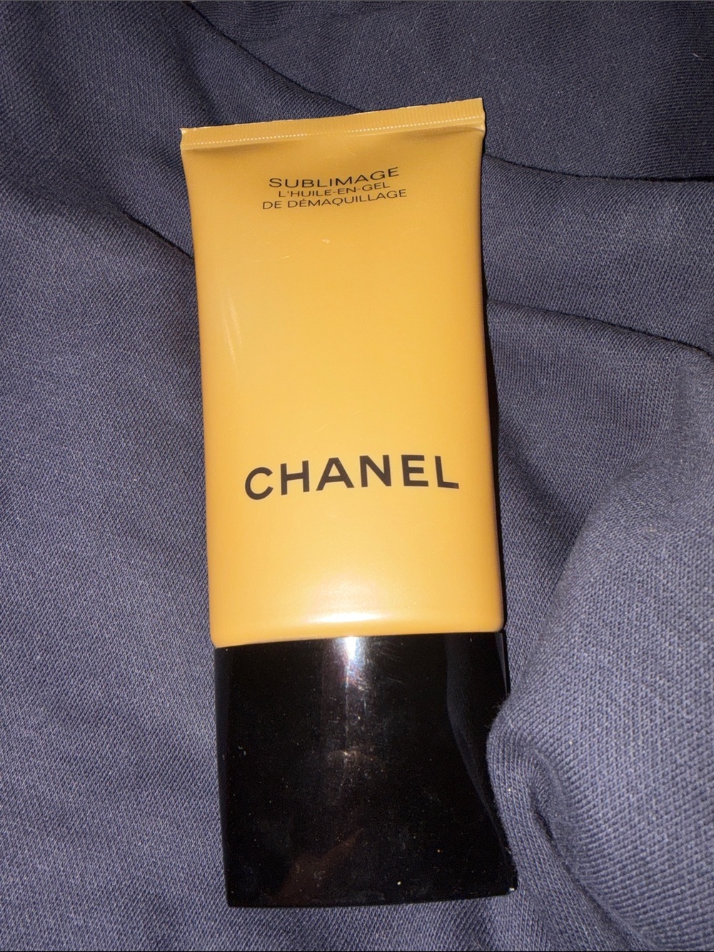 CHANEL Yellow and Black Sublimage Cleansing Gel Tube